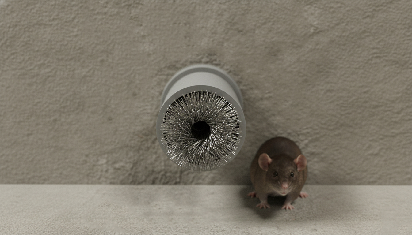 管道孔洞防鼠刺安裝防止老鼠爬入